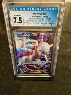 2016 Pokemon Mewtwo & Mew -EX FA XY Black Star Promo Super-Premium CGC - Image 3