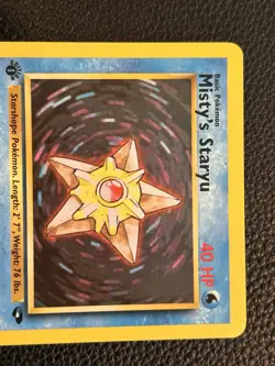 Pokemon - Gym Challenge Misty's Staryu 92/132 2000 Wizards 1st Edition - Image 2