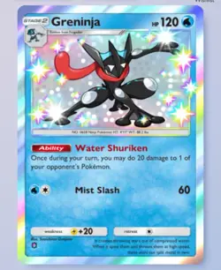 (FAST DELIVERY) Shiny Greninja - Shiny Rare - ENG - Pokemon TCG Pocket - Image 1