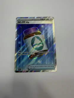 Pokemon TCG N’s PP UP 262/217 Mega Evo Ascended Heroes Full Art Ultra Rare NM - Image 1