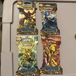 2016 POKEMON TCG XY STEAM SIEGE - Art Set - (4 Booster Packs) - Image 1