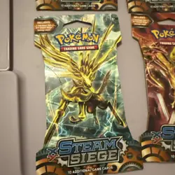 2016 POKEMON TCG XY STEAM SIEGE - Art Set - (4 Booster Packs) - Image 3