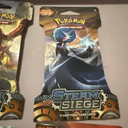 2016 POKEMON TCG XY STEAM SIEGE - Art Set - (4 Booster Packs) - Image 5