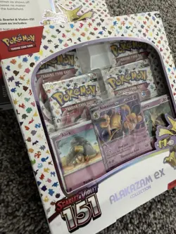Pokemon TCG Scarlet & Violet 151 Alakazam Ex Collection X3 FACTORY SEALED!! - Image 4