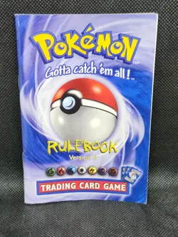 Pokemon Rulebook Version 3 1999 Used Condition - Image 1