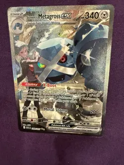 Pokemon Ascended Heroes Steven’s Metagross ex 289/217 Special Illustration Rare - Image 2