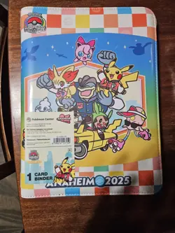 Pokemon 2025 Worlds Pokemon Center Exclusive Binder Sealed Brand New - Image 1