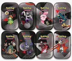 Pokemon TCG Black Bolt & White Flare Unova Mini Tins X8 - In Hand FACTORY SEALED - Image 1