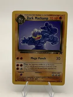 Pokemon TCG: Dark Machamp ~ Team Rocket #27/82 Non Holo Rare - Image 1