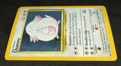 Chansey 03/102 Holo Rare Base Set Unlimited Vintage 1999 Pokemon TCG LP - Image 3