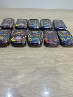Pokemon TCG Mega Evolution: Mega Heroes Mini Tin Set of 10 Sealed 🔥 🔥 🔥 - Image 2