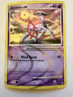 Pokemon Arceus (Arceus Set, 2009) AR7 Holo Rare Basic HP 80 Mind Bend - Image 1