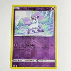 Galarian Ponyta 081/202 Common Reverse Holo Sword & Shield Base Set Pokemon NM - Image 1