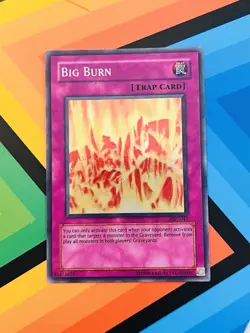 Yu-Gi-Oh! Big Burn IOC-047 Super Rare NM x1 - Image 1