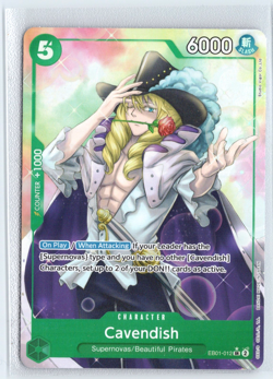 Cavendish EB01-012 One Piece Extra Booster 01: Memorial Collection Alternate Art - Image 1