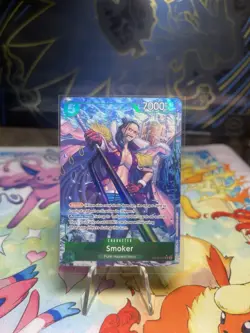 One Piece TCG - Smoker OP10-030 SR Alt Art Parallel - Royal Blood NM ENGLISH - Image 1