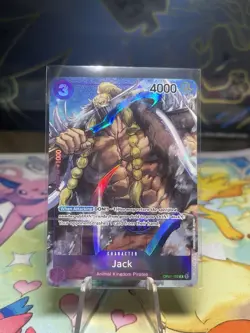 One Piece Card Game Jack Alt Art English OP01-102 Purple Romance Dawn Near Mint - Image 1