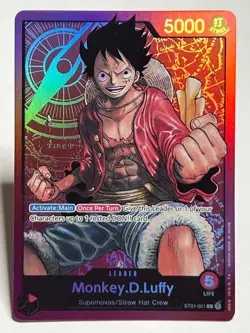 Monkey.D.Luffy ST01-001 One Piece Starter Deck 1 Straw Hat Crew MINT Foil - Image 1