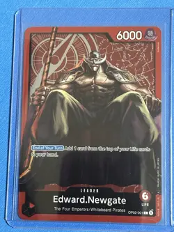 Edward Newgate OP02-001 Special Goods Set Former Four Emperors One Piece Promo - Image 1