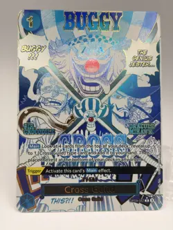 2025 ONE PIECE BUGGY OP09-057 PRB02 #057 CROSS GUILD EVENT ALT ART NM - Image 3