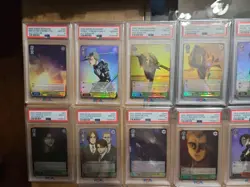 Psa 10 Weiss Schwarz Attack On Titan Final Season Full Set Of 19 SR Simultaneous - Image 2