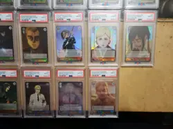 Psa 10 Weiss Schwarz Attack On Titan Final Season Full Set Of 19 SR Simultaneous - Image 5