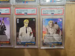 Psa 10 Weiss Schwarz Attack On Titan Final Season Full Set Of 10 RR Foils - Image 4