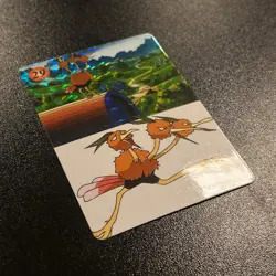 1996 Japan Pokemon Vend Machine Swirl Holo Sticker Card Dohtrio RARE Jynx Cubone - Image 4