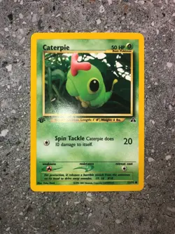 Pokemon TCG Cards 1st Edition Caterpie 53/75 Neo Discovery NM - Image 3