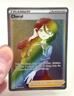 Pokemon TCG Cheryl Card 173/163 Battle Styles Rainbow Secret Rare Near Mint - Image 1