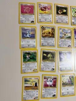 Pokemon OG 20 Card Bulk Lot NO DUPLICATES LP-NM RARE WOTC Vintage Original b - Image 2