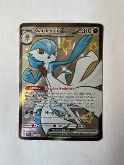 Pokemon TCG Gardevoir EX 217/091 Paldean Fates 🔥 S&V NM Pokmon Card Full Art - Image 1