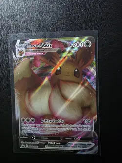 Pokemon TCG SWSH: Sword & Shield Promo Cards #SWSH087 Eevee VMAX Holo,NM! - Image 1