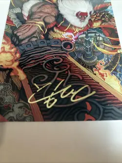 Braska's Final Aeon Final Fantasy Art Series Gold Stamped Signature 39/53 JPN - Image 2