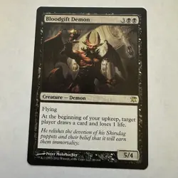Bloodgift Demon Innistrad Regular NM MTG Magic the Gathering - Image 1