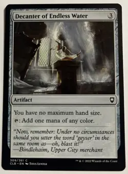 1x Decanter of Endless Water CLB 309 Regular NM MTG Commander Legends Baldur’s G - Image 1