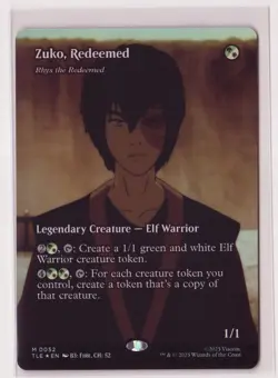 Zuko Redeemed Rhys the Redeemed Avatar MTG Borderless Foil #0052 - Image 1