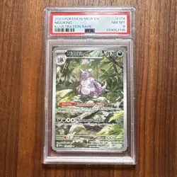 2023 Pokemon TCG Scarlet & Violet 151 #174 MewEn Nidoking Illustration Rare Psa8 - Image 1