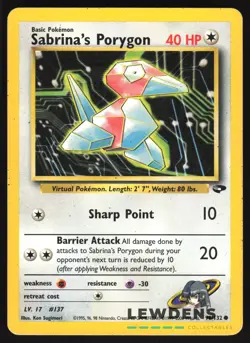 Sabrina's Porygon - 98/132 - Common - Gym Challenge - Pokemon Card - MP - Image 1
