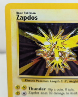 Pokemon TCG Zapdos Base Set 16/102 Holo Unlimited Holo Rare NM - Image 2
