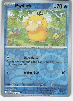 Psyduck - 054/165 Common Reverse Holo SV: Scarlet & Violet 151 NM Pokemon - Image 1