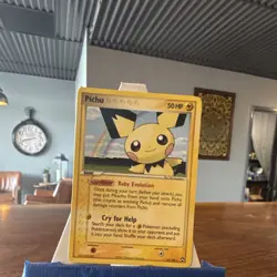 Nintendo Pokemon Pichu EX Power Keepers 21/108 Rare 50 HP 2007 TCG - Image 1