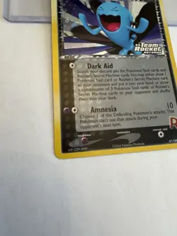 Pokemon Rocket's Wobbuffet Team Rocket Returns 47/109 Reverse Holo 2004 - Image 3