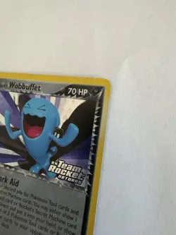 Pokemon Rocket's Wobbuffet Team Rocket Returns 47/109 Reverse Holo 2004 - Image 5