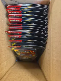 Lot Of 16 Pokemon TCG Phantasmal Flames Factory Sealed Checklane Booster Packs - Image 1