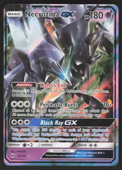 Necrozma GX 63/147 Pokemon TCG SM - Burning Shadows MP - Image 1