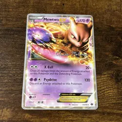 2012 Pokemon Mewtwo EX 54/113 World Championship Promo Chase Moloney - Image 1