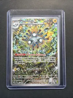 Pokemon Magneton SVP 159 Surging Sparks ETB Holo Black Star Promo - Image 1