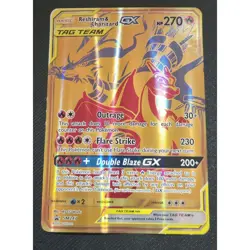 2021 Pokemon Sun & Moon Reshiram & Charizard GX Oversized Jumbo BSP #SM247 - Image 1