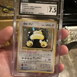 Pokemon Snorlax Holo Jungle #143 CGC 7.5 NM+ Japanese 1997 Vintage - Image 1